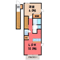 グランパズドリーム砺波 Ⅲの物件間取画像